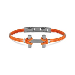 Michel Herbelin Bracelet Amarrage - Titane - Orange
