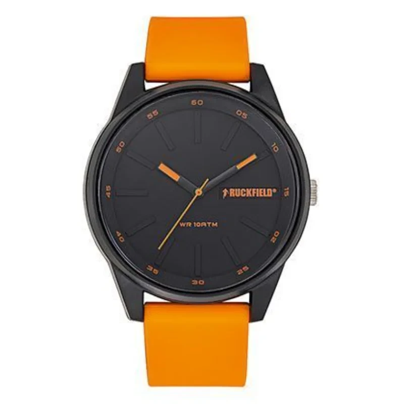 Ruckfield Rugby Silicone Noir Orange sport étanche homme