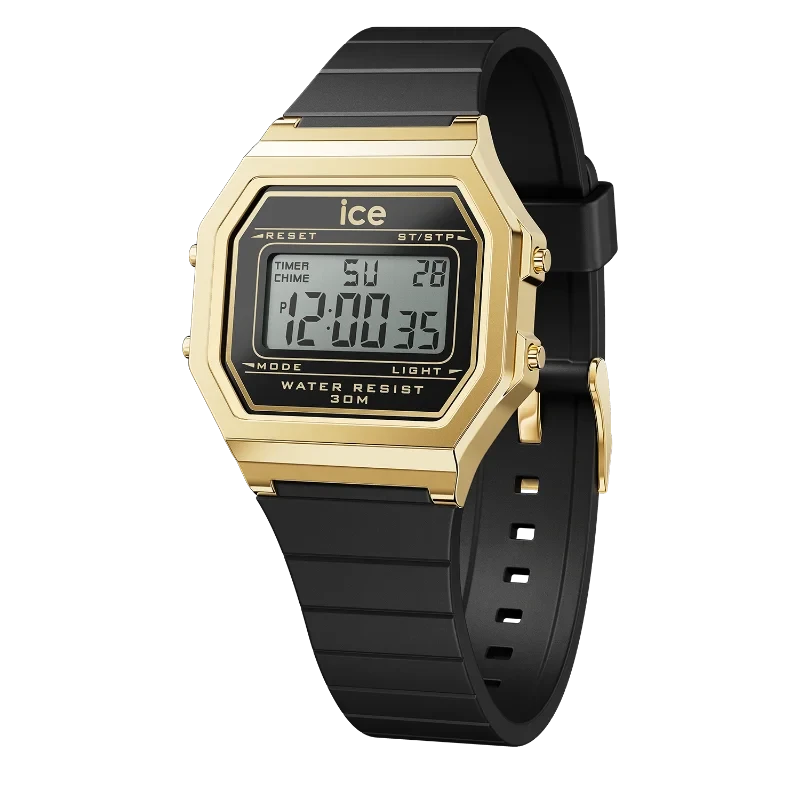 ICE digit retro Black Gold homme élégant