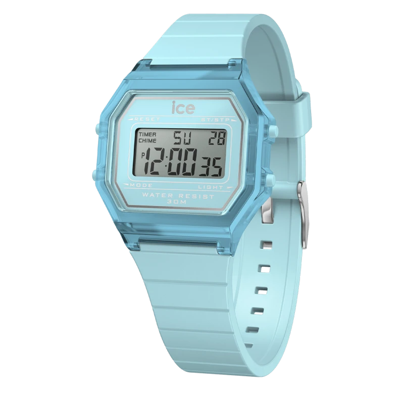 ICE digit retro Sky Blue homme coloré