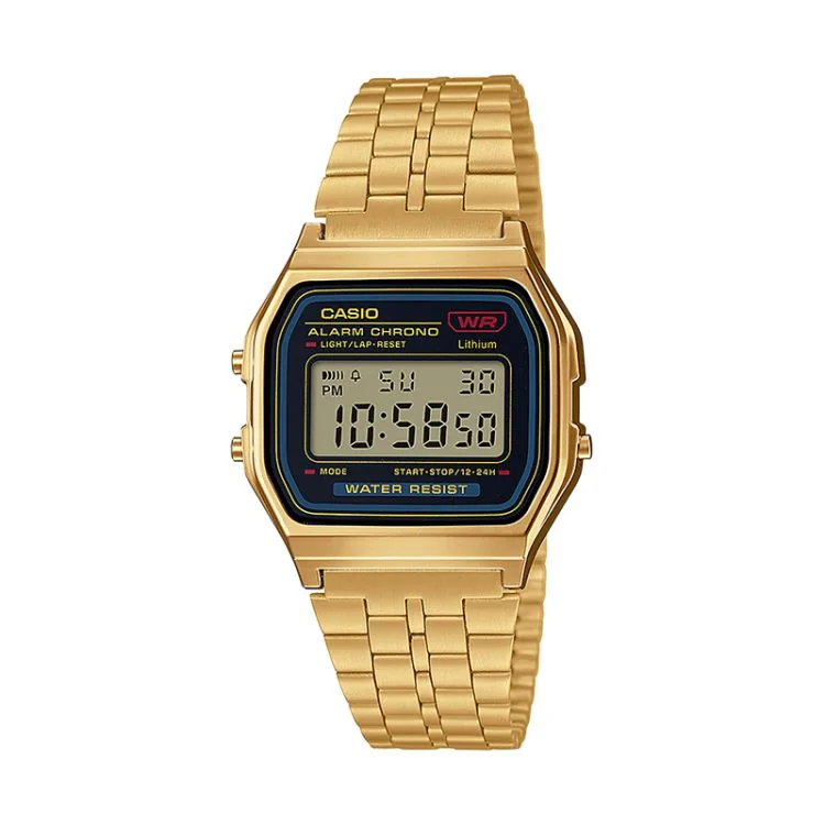 Casio Vintage Iconic Noire et Dorée A159WGEA-1EF